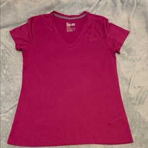 Nike Women's Pink Short Sleeve Tee